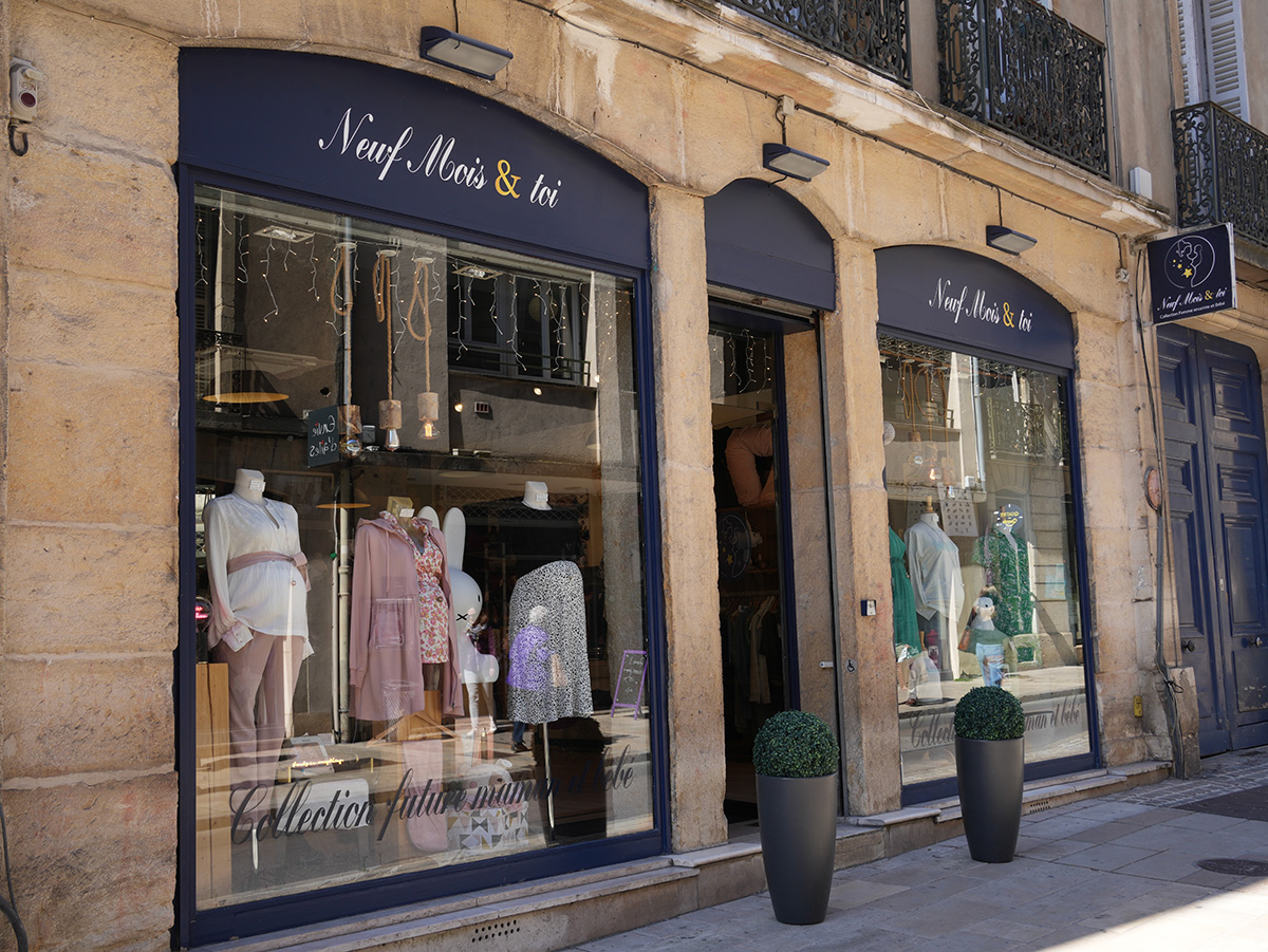 Boutique future maman boutique bébé Dijon Bourgogne Neuf Mois et Toi