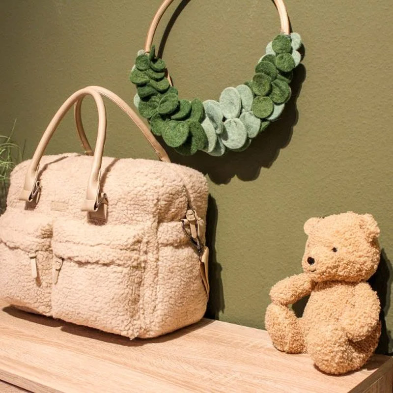 Sac à langer (avec matelas à langer) beige – Image 4