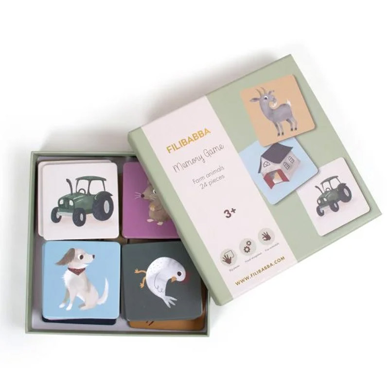 Jeu Memory 24 pces – Animaux de la ferme