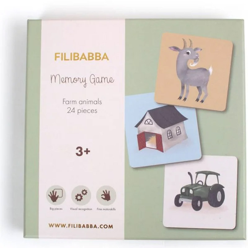 Jeu Memory 24 pces – Animaux de la ferme – Image 3