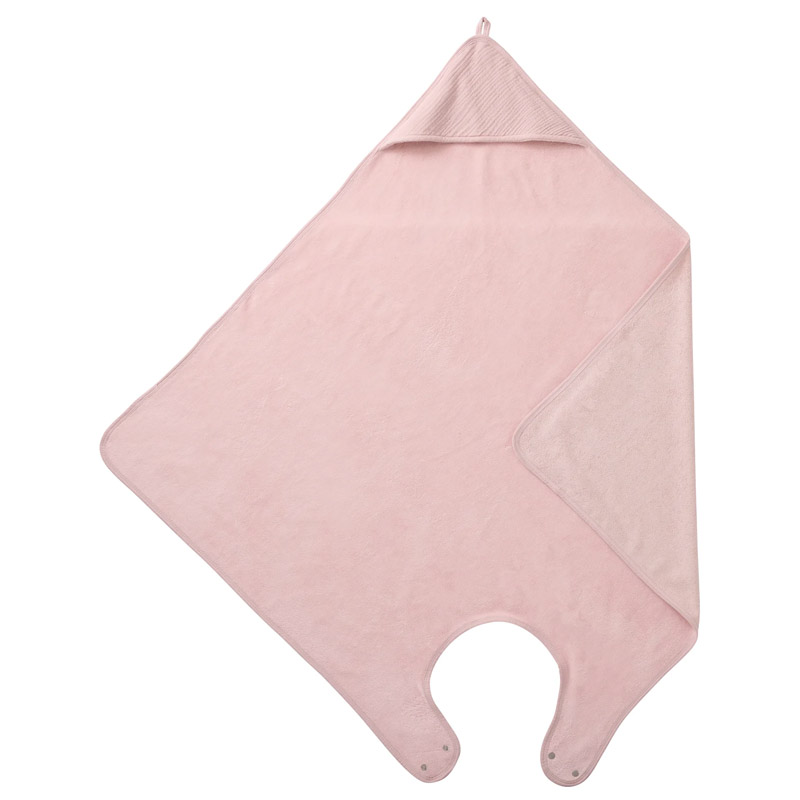 Cape de bain tablier en bambou et gaze de coton – Image 2