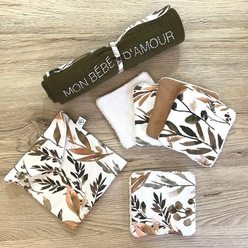 Lange en double gaze de coton gaufré – Image 6