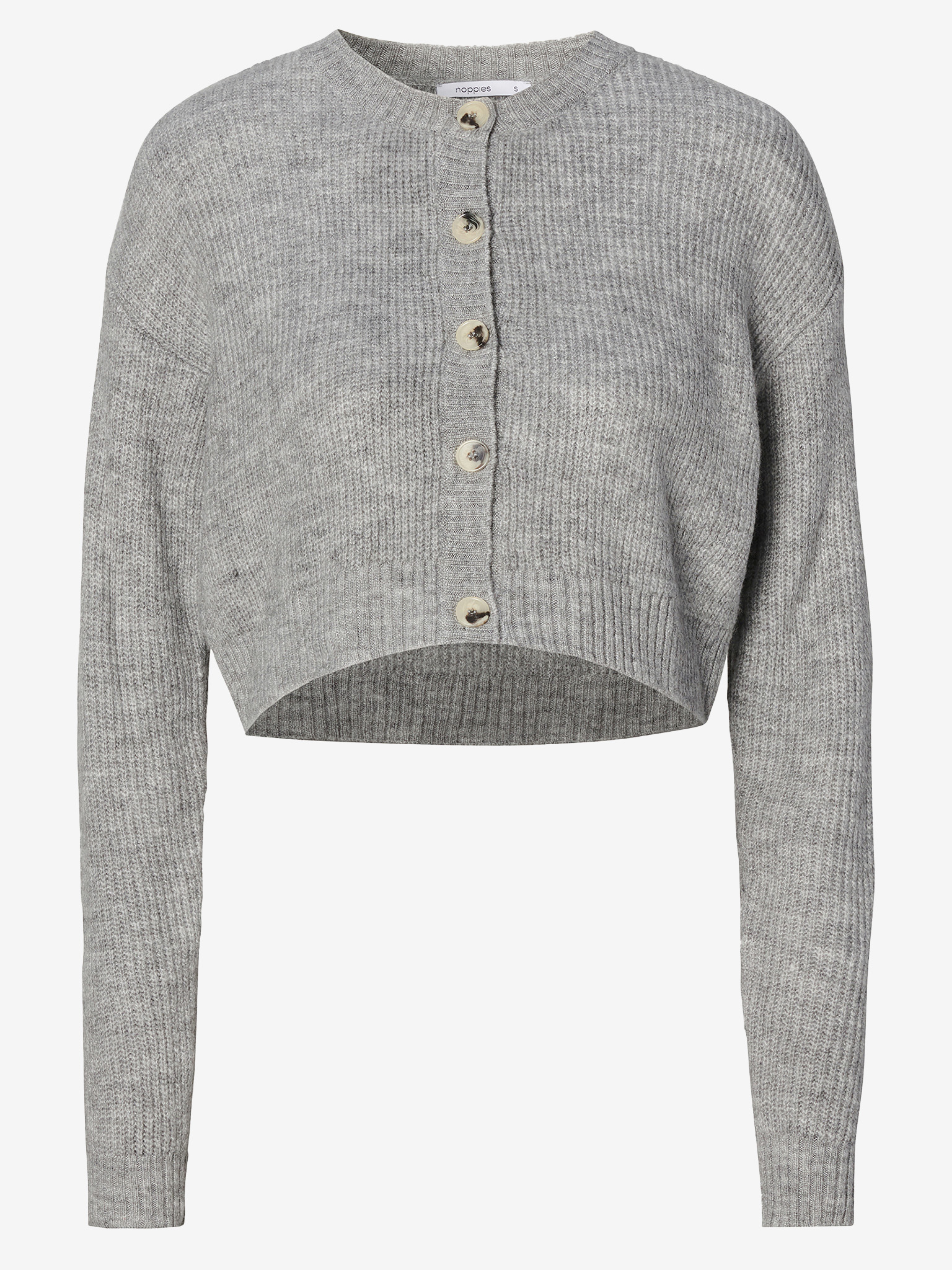 Cardigan court gris