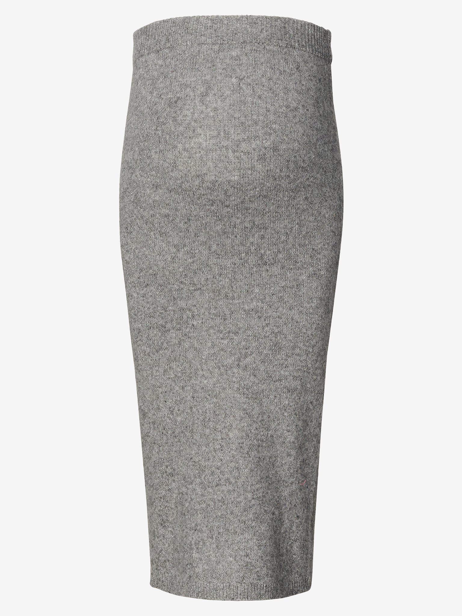 Jupe longue maille gris