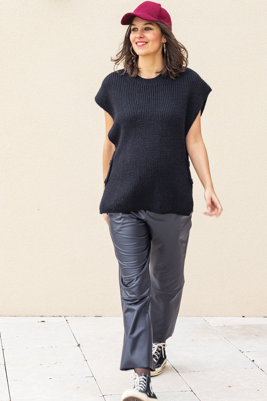 Pantalon Simili doublé Night – Image 3