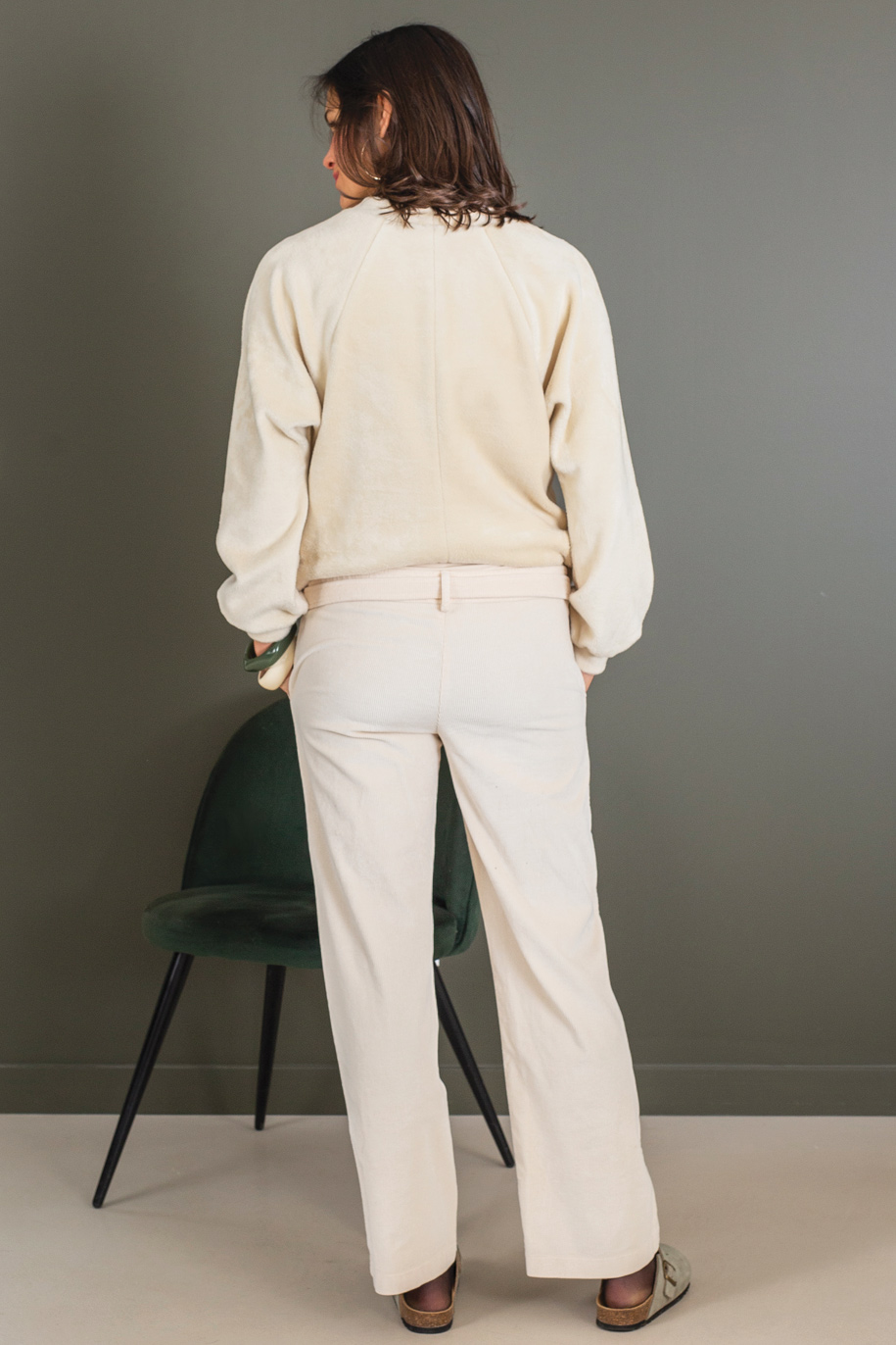 Pantalon Velours nougat – Image 3