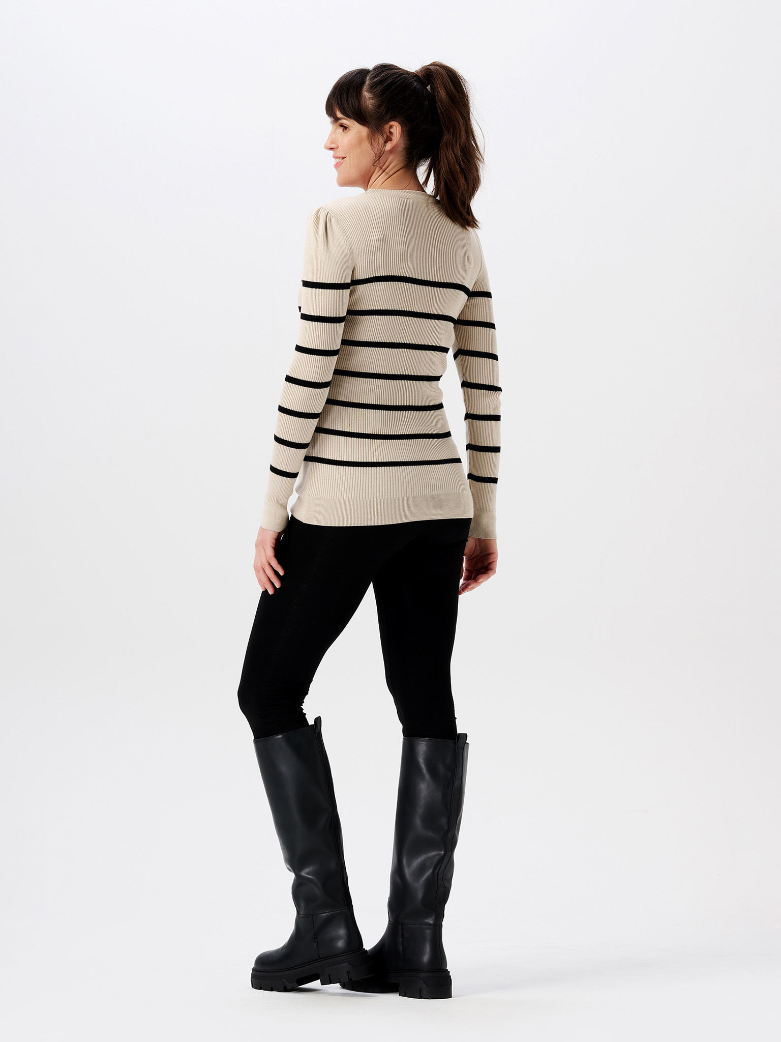 Pull Rayé Light Sand – Image 2