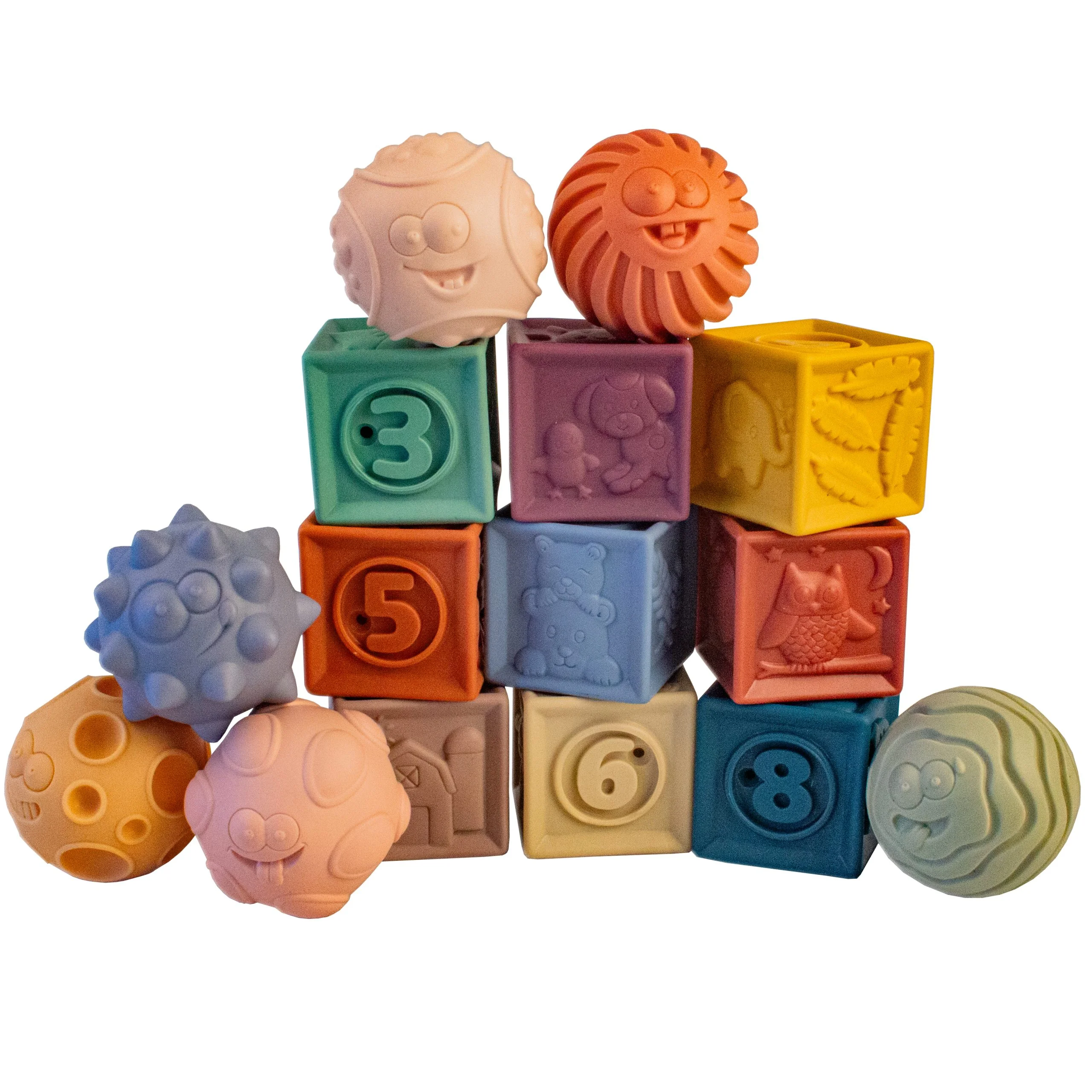 Cubes et Balles en silicone