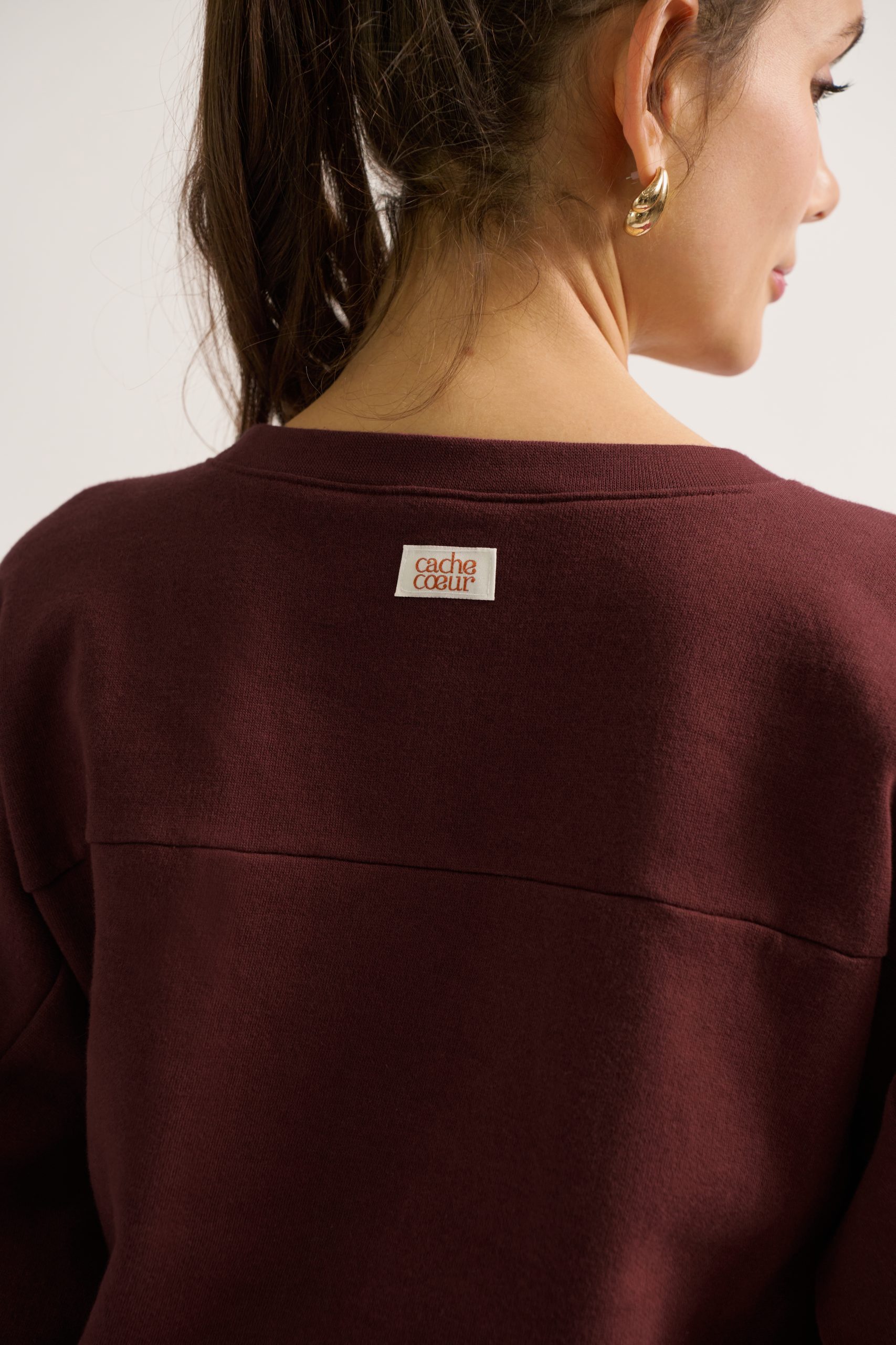Sweat (prune/ivoire) – Image 7